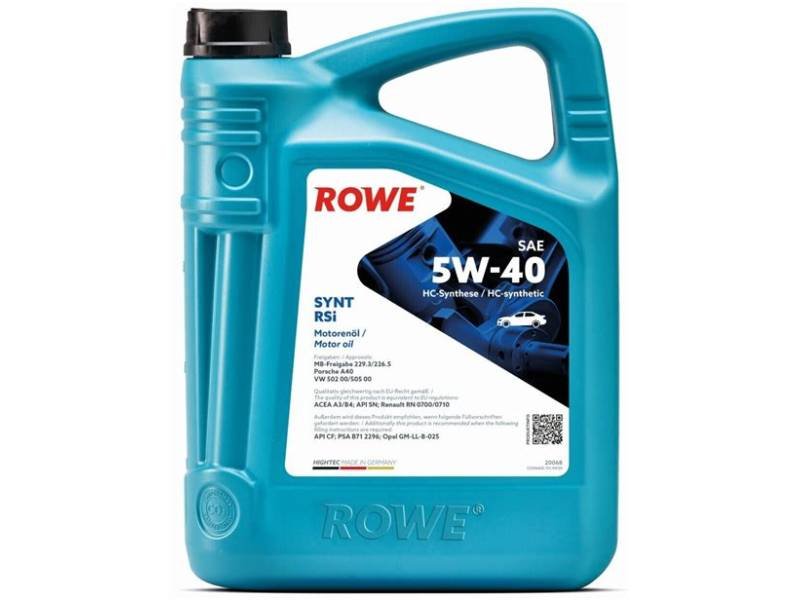 ROWE HIGHTEC SYNT RSI 5W-40 Motoröl