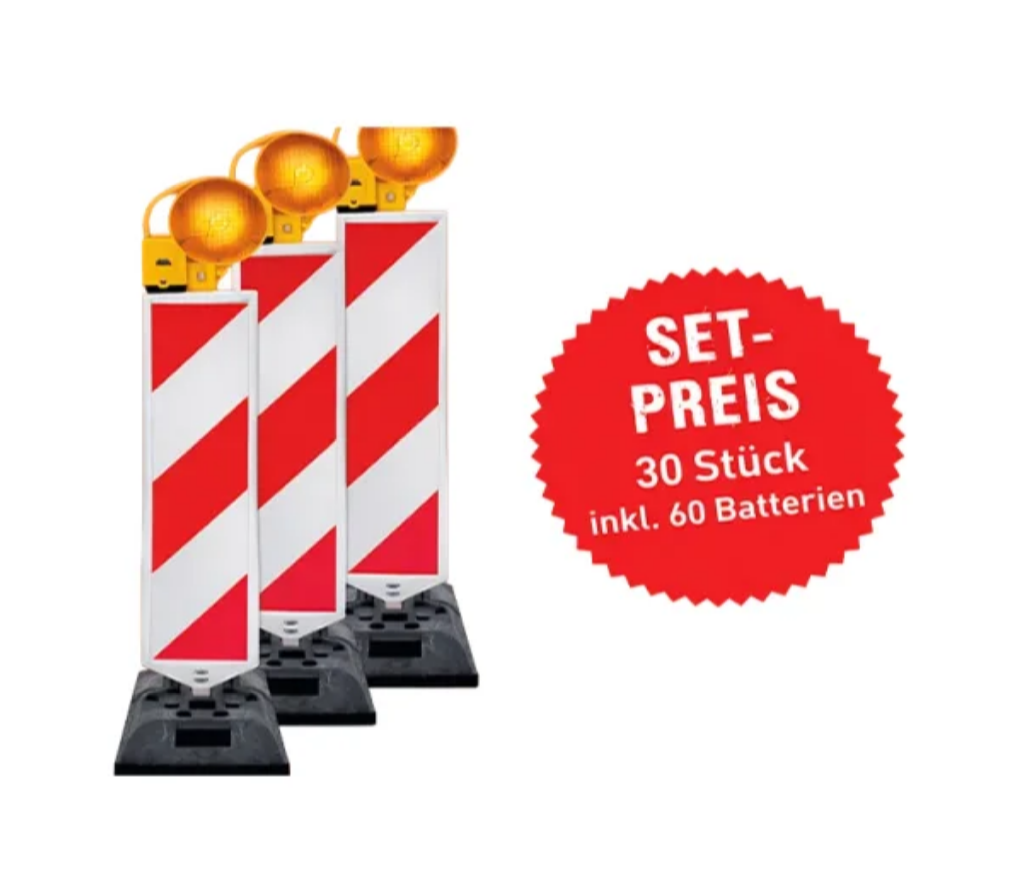 Nissen Baken-Absperr-Komplett-Set RA2
